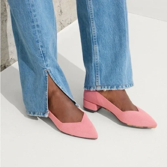 Rothy's The High Point Shoes in Tulip Pink, Size 10.5 US, NWOT - Picture 5 of 9